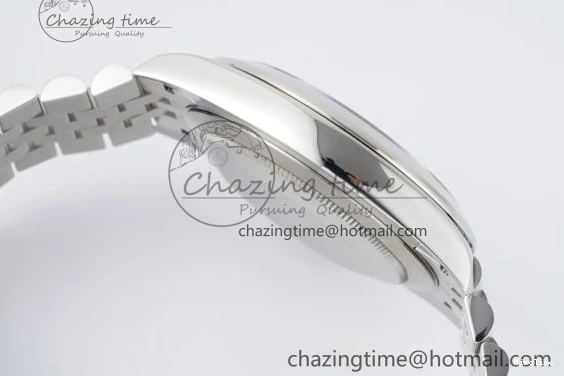 MiroTime 0508 RelaxedFit DateJust 41 SS Polished Bezel KING 1:1 Best Edition 904L Steel White Stick Dial on Jubilee Bracelet VR 2160